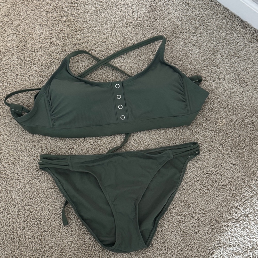 NEW Dark Green Women's Bikini Set